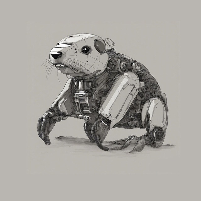 Free Ai Generated Beaver illustration and picture
