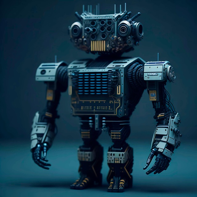 Free ai generated robot android illustration