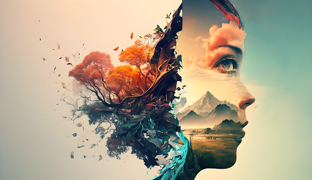 Download free HD stock image of Ai Generated Tree Free ai generated tree face illustration