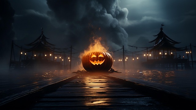 Download Ai Generated Pumpkin Jack O' Lantern Royalty-Free Stock ...