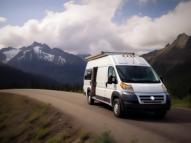 Free ai generated leisure van illustration