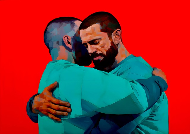 Ai Gerado, Abraço, Queer, Homens