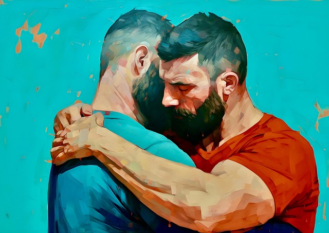 Ai Gerado, Abraço, Queer, Homens