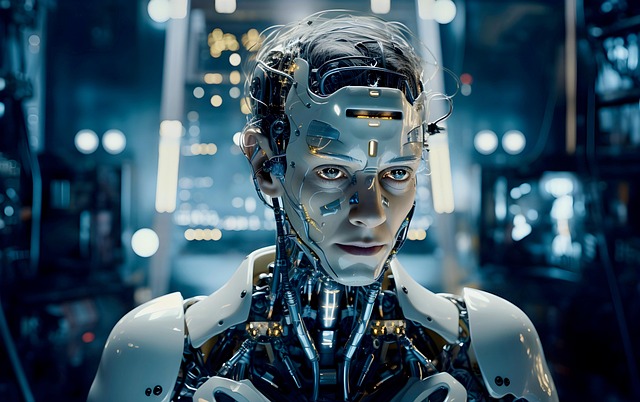 Free ai robot artificial intelligence illustration