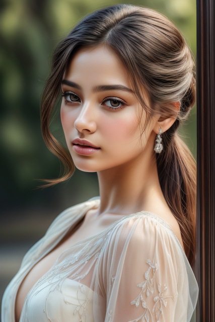 Download free HD stock image of Ai Generated Girl Free ai generated girl face illustration