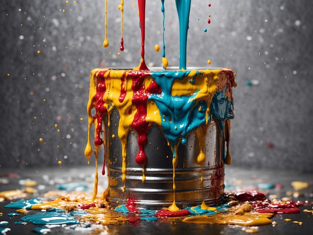 Free ai generated paint liquid illustration