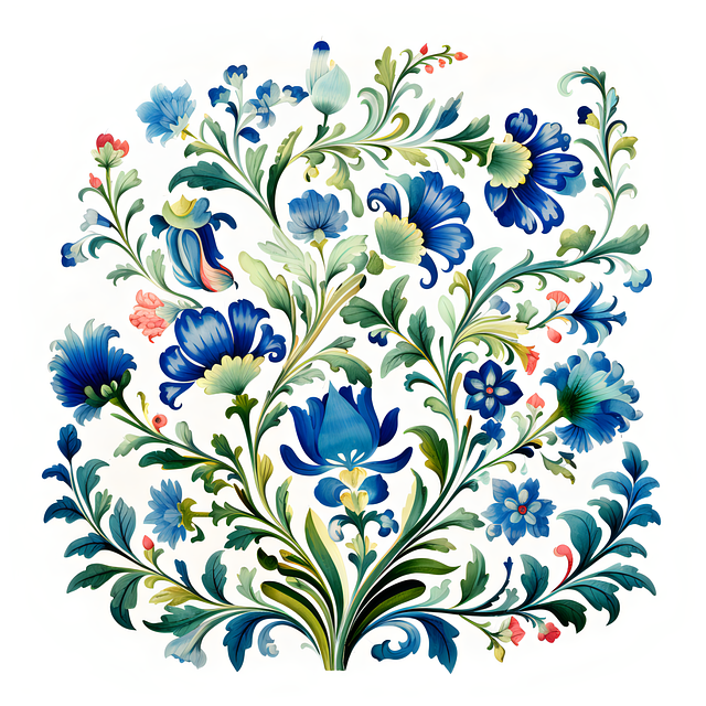 Free ai generated flowers design illustration