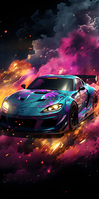 Free ai generated car vehicle illustration