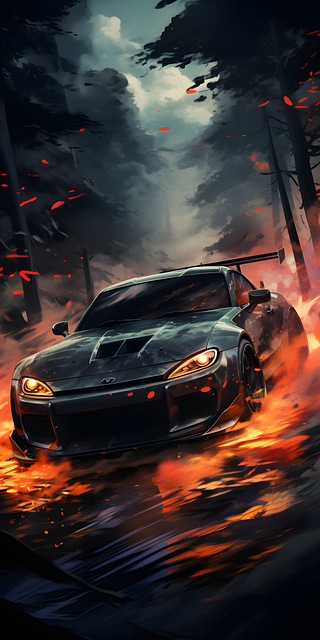 Free ai generated car vehicle illustration