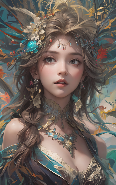 Free ai generated woman model illustration