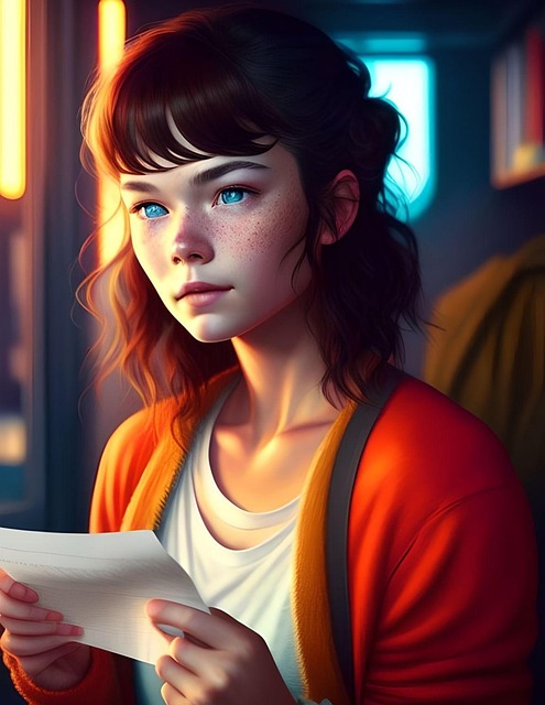 Free ai generated woman beauty illustration