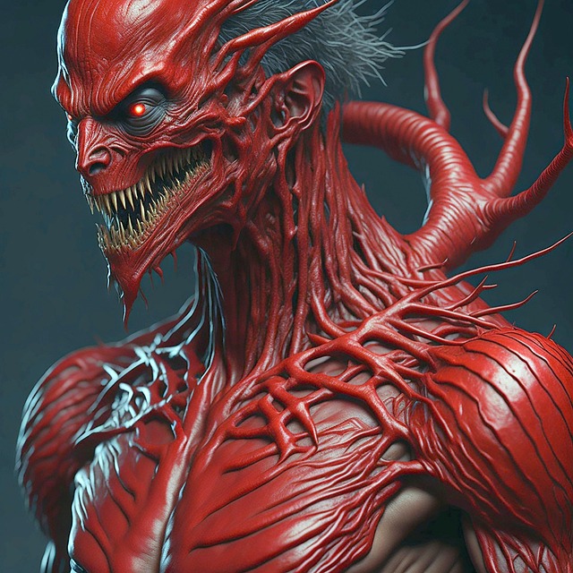 Free ai generated monster fear illustration