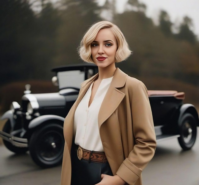 Free ai generated woman blond illustration