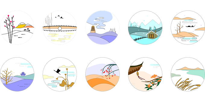Badge, Landskab, Naturlig