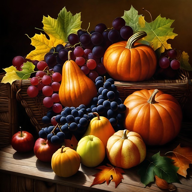 Download Thanksgiving Harvest Fruit Royalty-Free Stock Illustration ...