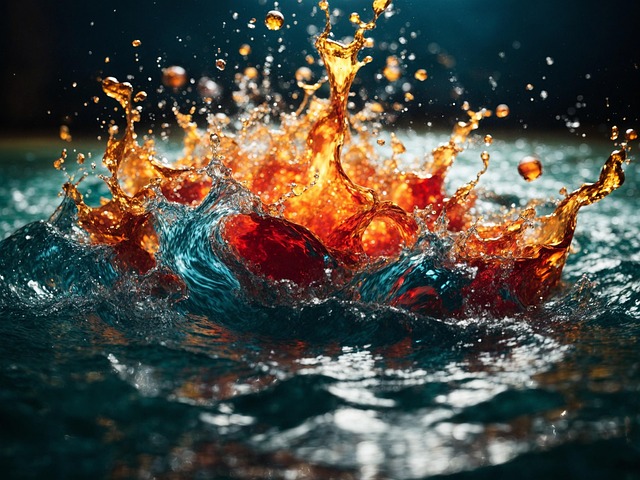 Free ai generated puddle nature illustration