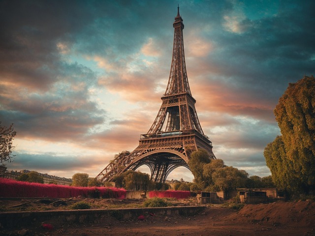Download free HD stock image of Ai Generated Eiffel Free ai generated eiffel tower illustration