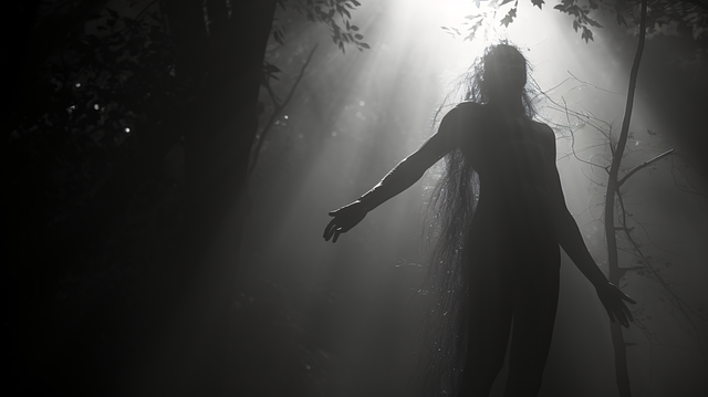Free ai generated ghost scary illustration