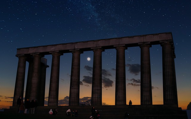 Free Moon Mily Way photo and picture