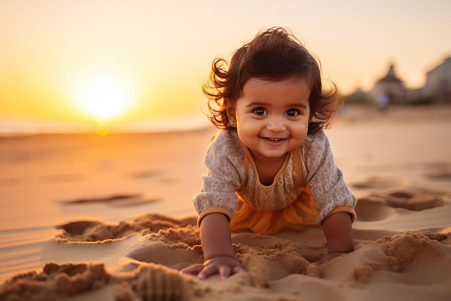 Free ai generated child toddler illustration