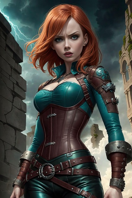 Download free HD stock image of Ai Generated Woman Free ai generated woman heroine illustration