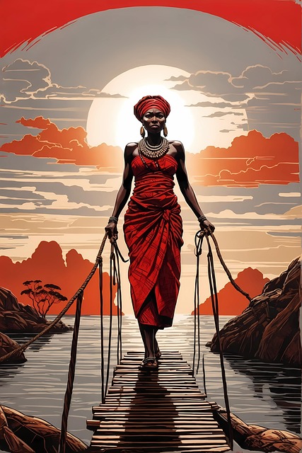Ai Generiert, Frau, Afrika, Erstaunliche