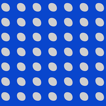 Puntos, Circulos, Patrón, Azul, Blanco