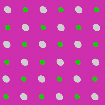 Puntos, Patrón, Textura, Rosado, Verde
