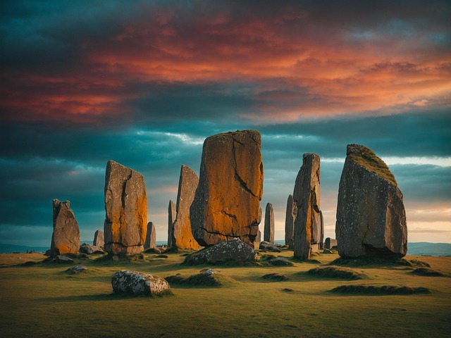 Free ai generated rocks monument illustration