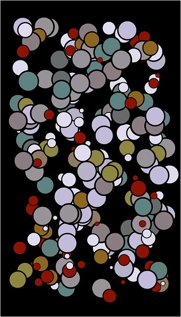Free circles bubbles colored discs illustration