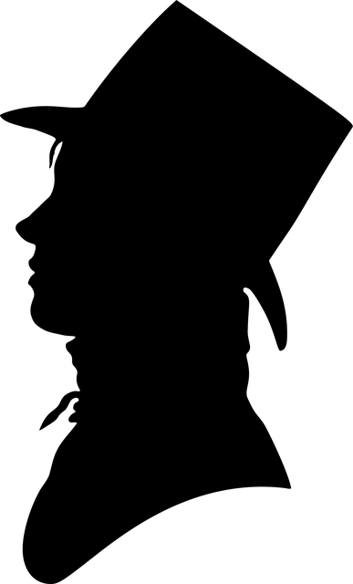 Free man head silhouette illustration