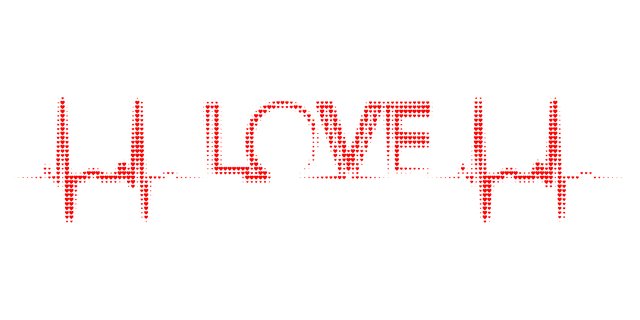 Free love typography hearts vector