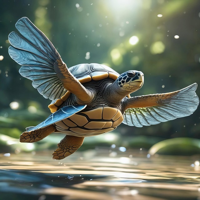 Turtle, Flying, Fly, Turtles, Animal