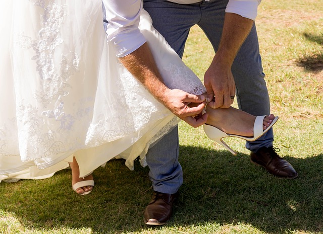 Hochzeit, Paar, Ehemann, Zusammen