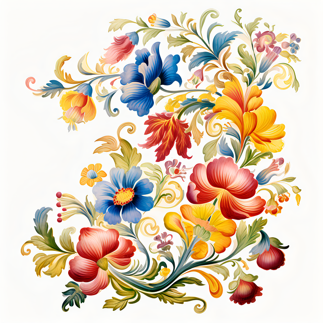 Free art nature floral illustration