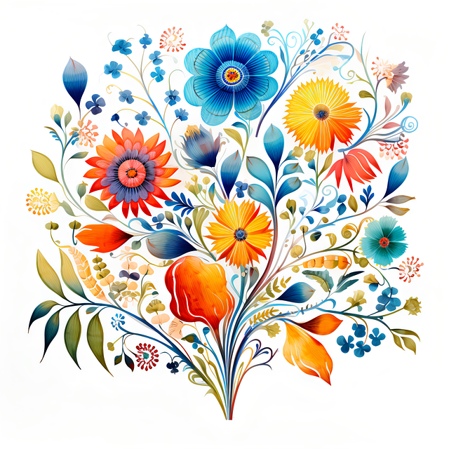 Free art nature floral illustration