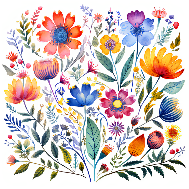 Free art floral essential illustration