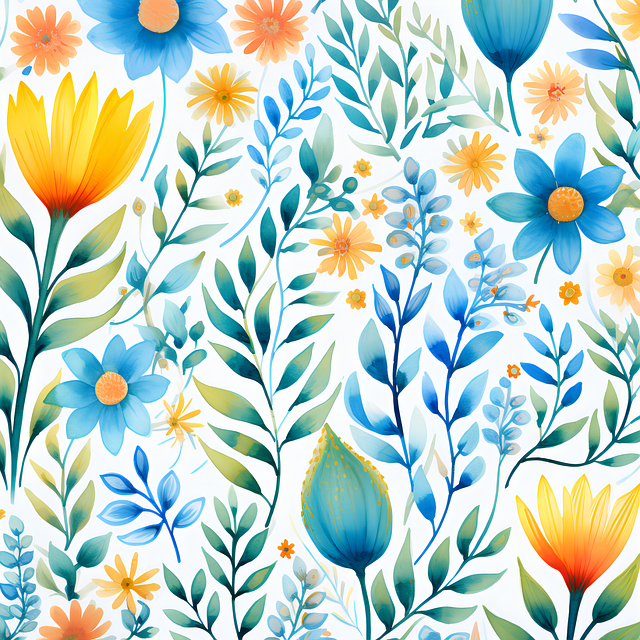 Free art nature floral illustration