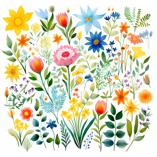 Free art floral essential illustration