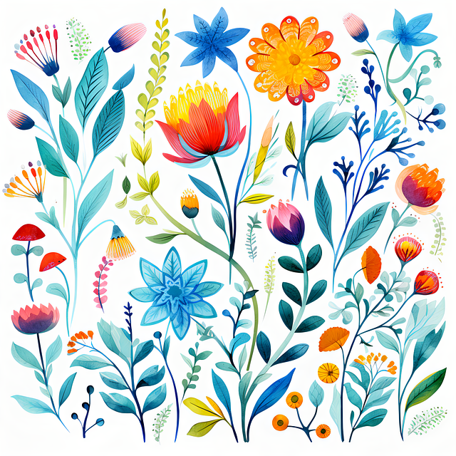 Free art floral essential illustration
