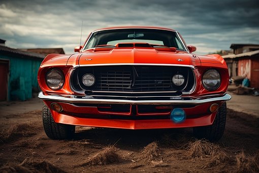 Mustang De Ford, 1969, Carro Clássico