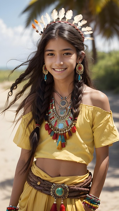 Download Ai Generated Woman Native American Royalty-Free Stock ...