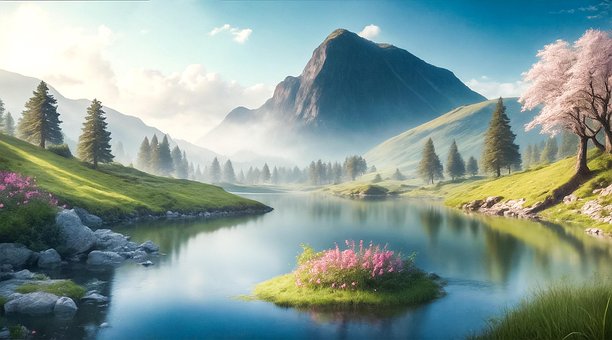 Free Nature Landscape illustration and picture