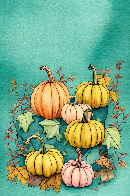Download Ai Generated Fall Pumpkins Royalty Free Stock Illustration
