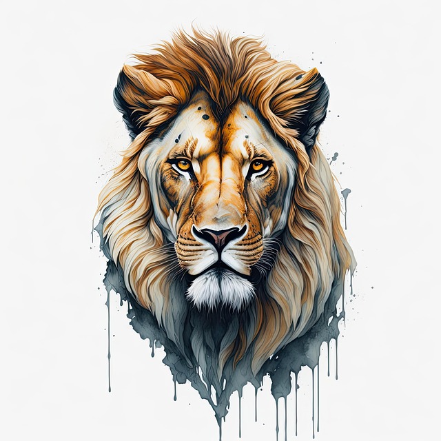 Download free HD stock image of Lion Nature Free lion nature animals illustration