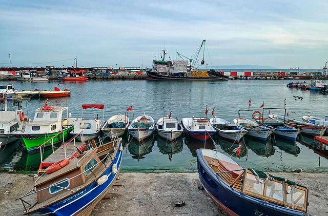 Costa, Mar, Barco, Visão, Balinesa, Vida