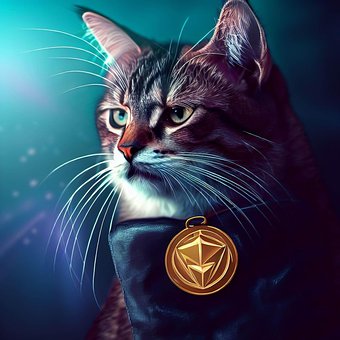 Pisică, Programator, Cripto, Bani, Aur