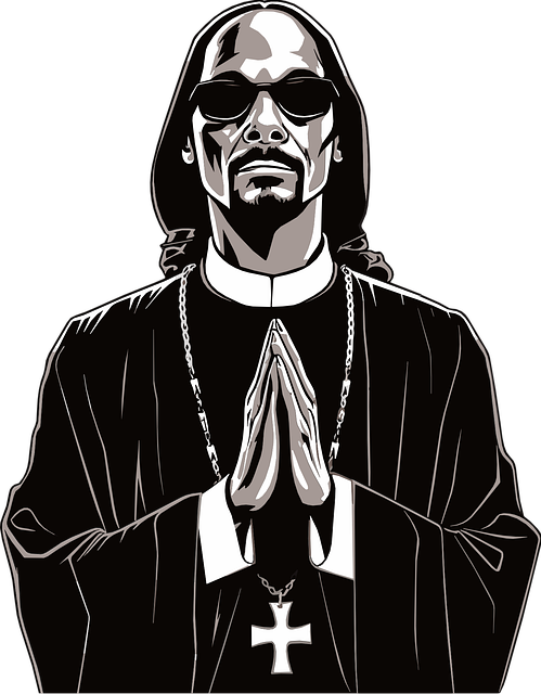 Free ai generated snoop dog rapper vector