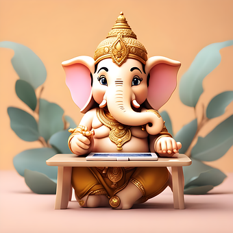 Ai Generert, Gud, Ganesha, Ganesh, Hindu