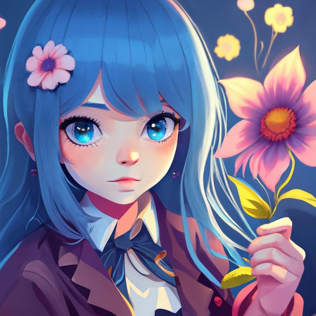 Free Anime Girl illustration and picture